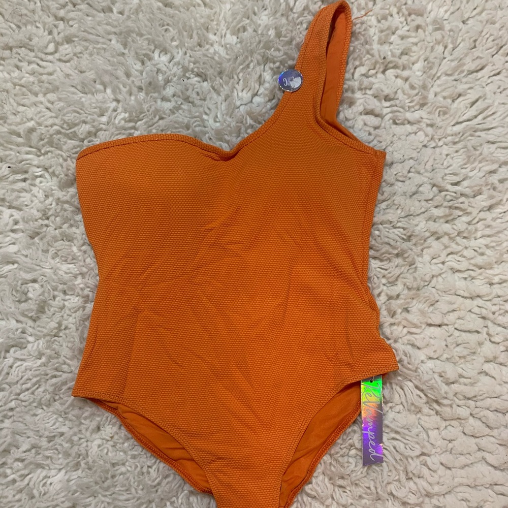 Orange swimsuit